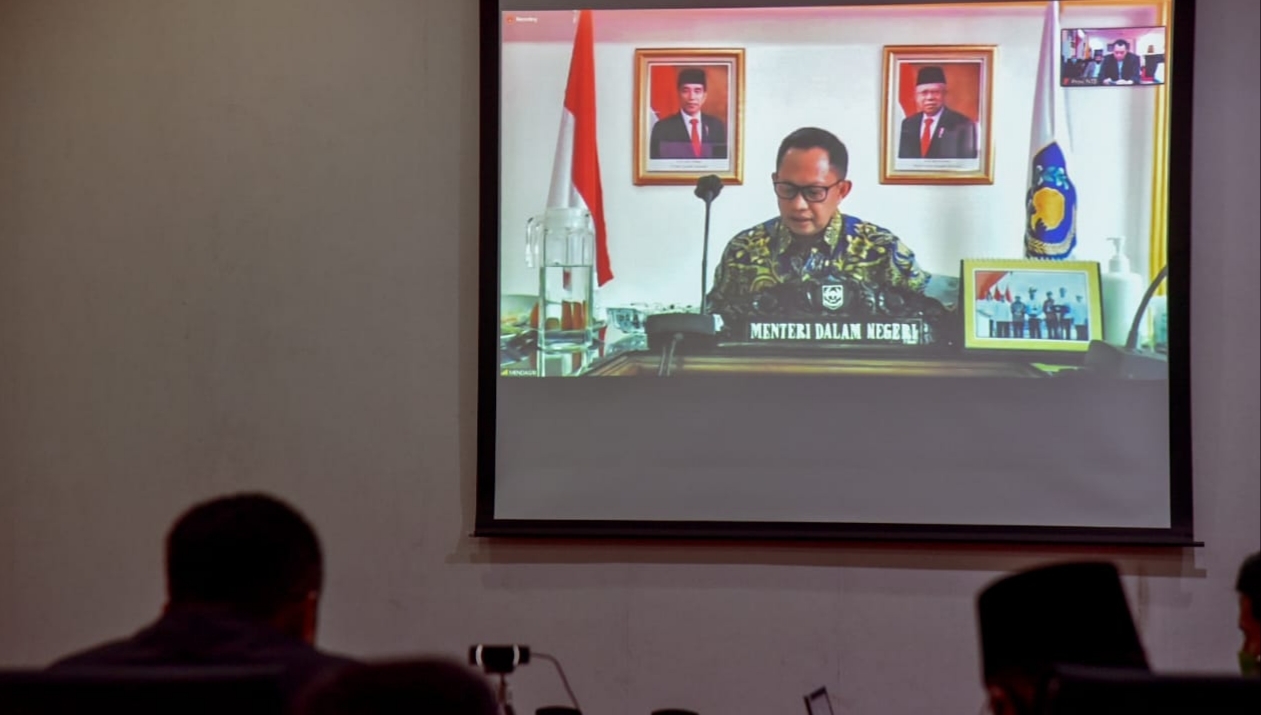 Gubernur saat Rakor bahas Realokasi APBD 2020