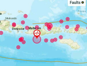 78 Kali Gempa Bumi Guncang NTB Selama Sepekan - Info Gempa Bumi BMKG Mataram